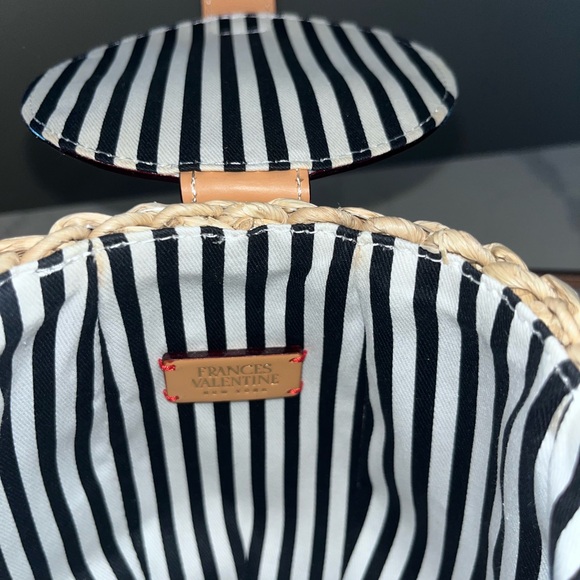 NWOT Sold Out Frances Valentine Basket Bucket Bag Crossbody - Picture 6 of 8